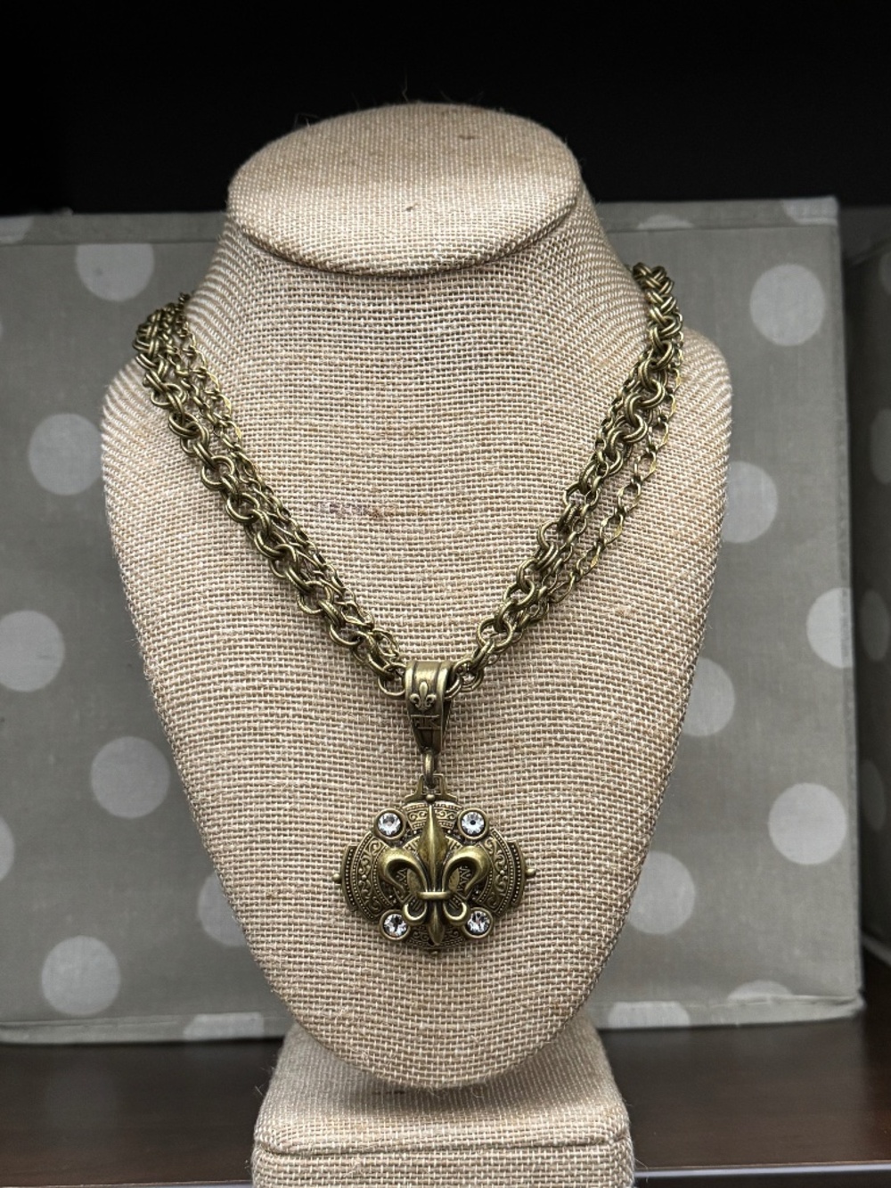 French Kande Brass Necklace